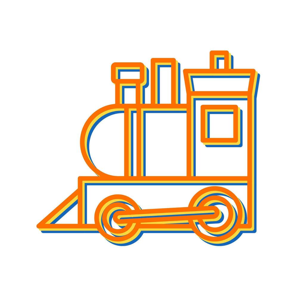 Toy Train Vector Icon