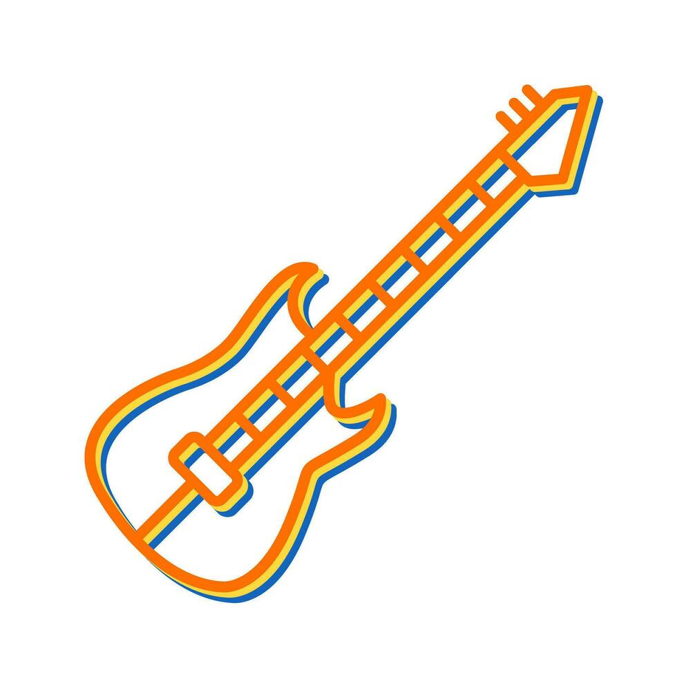 icono de vector de guitarra