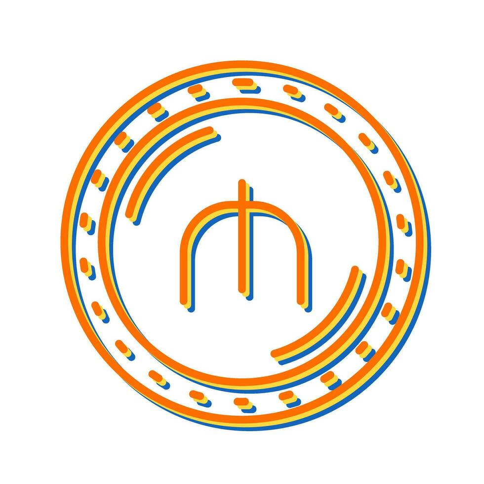 Manat Currency Vector Icon