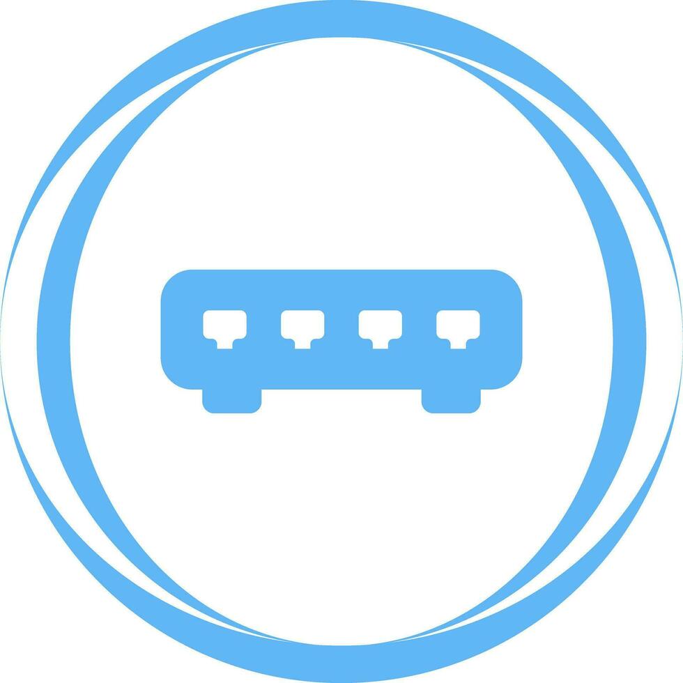 Ethernet Switch Vector Icon