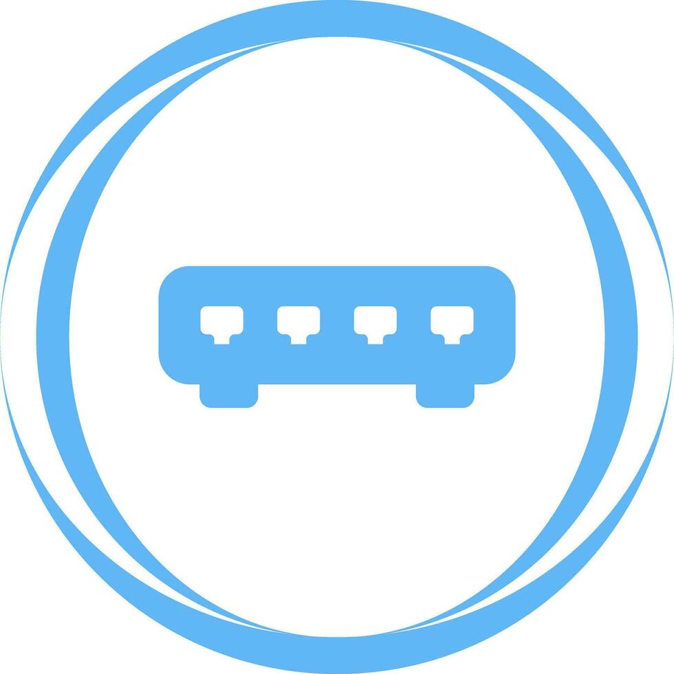 Ethernet Switch Vector Icon