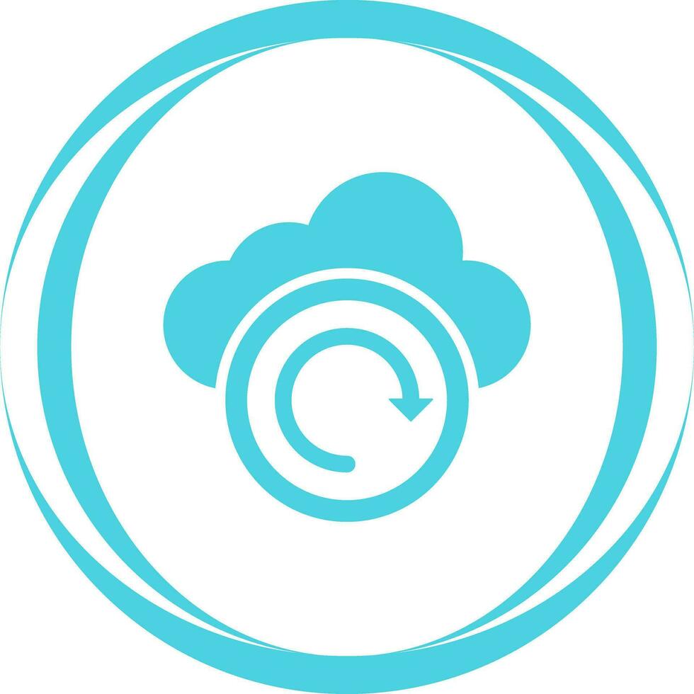 Cloud Backup Vector Icon