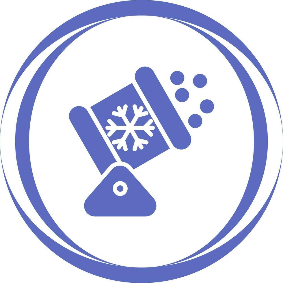 nieve máquina vector icono