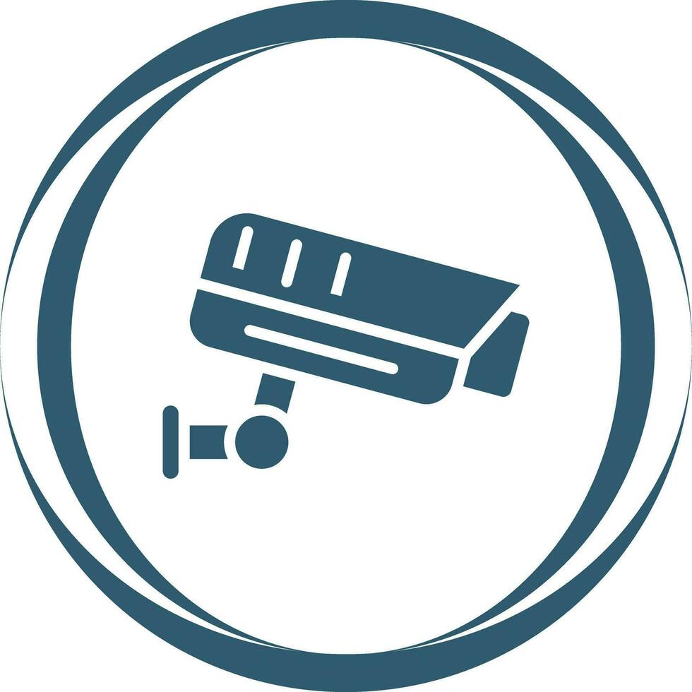 icono de vector de cámara de seguridad