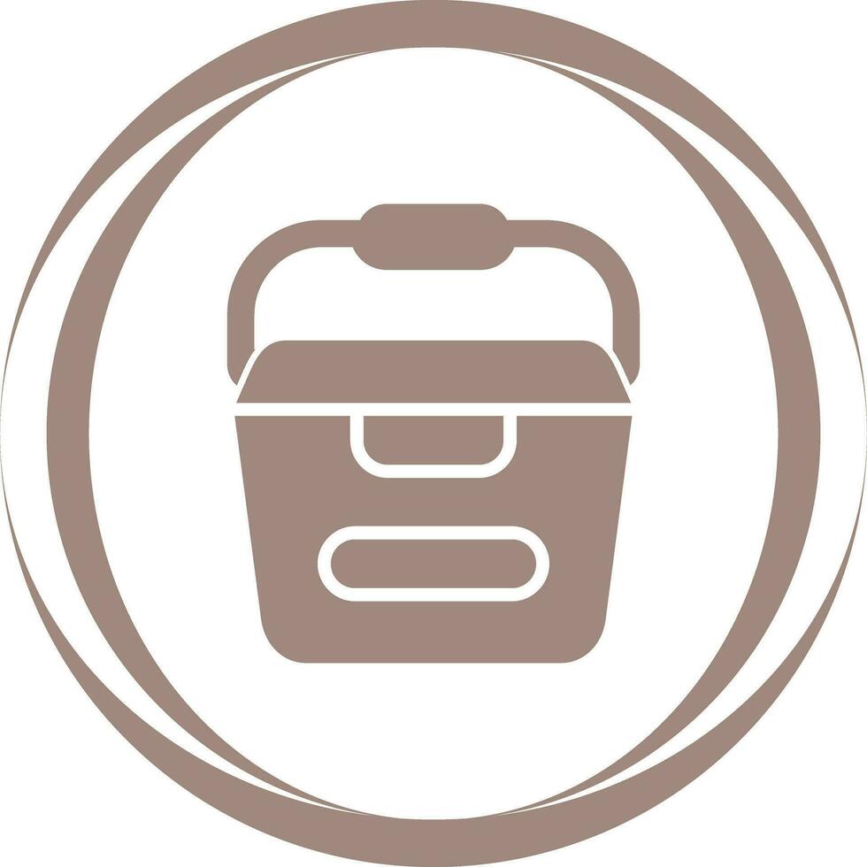 Portable water container Vector Icon