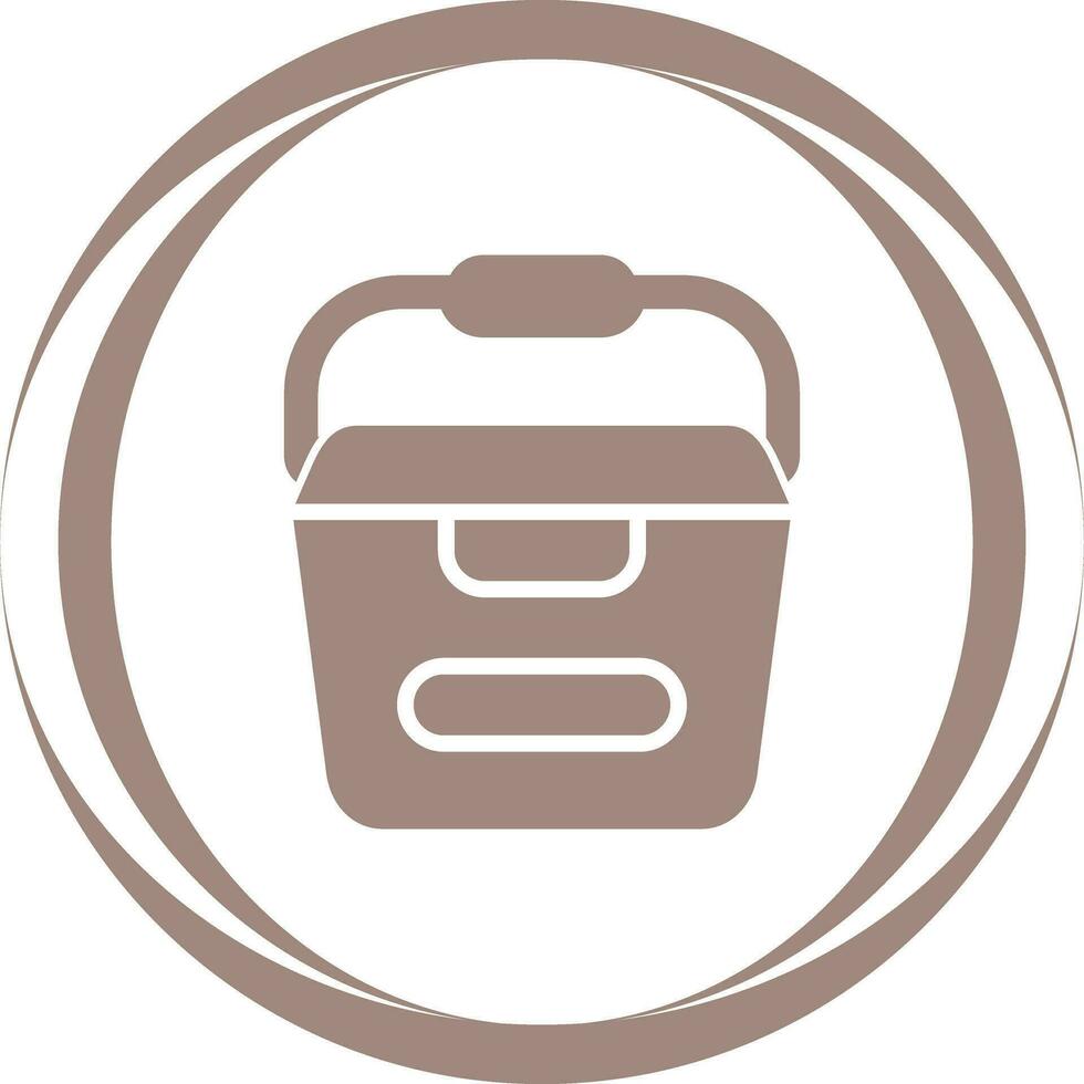 Portable water container Vector Icon