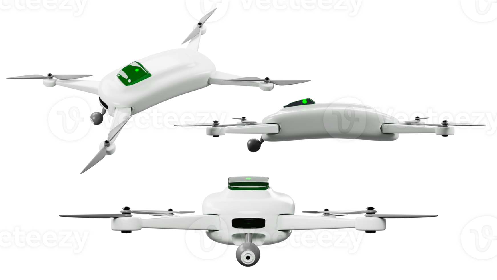 3D rendering of drone png