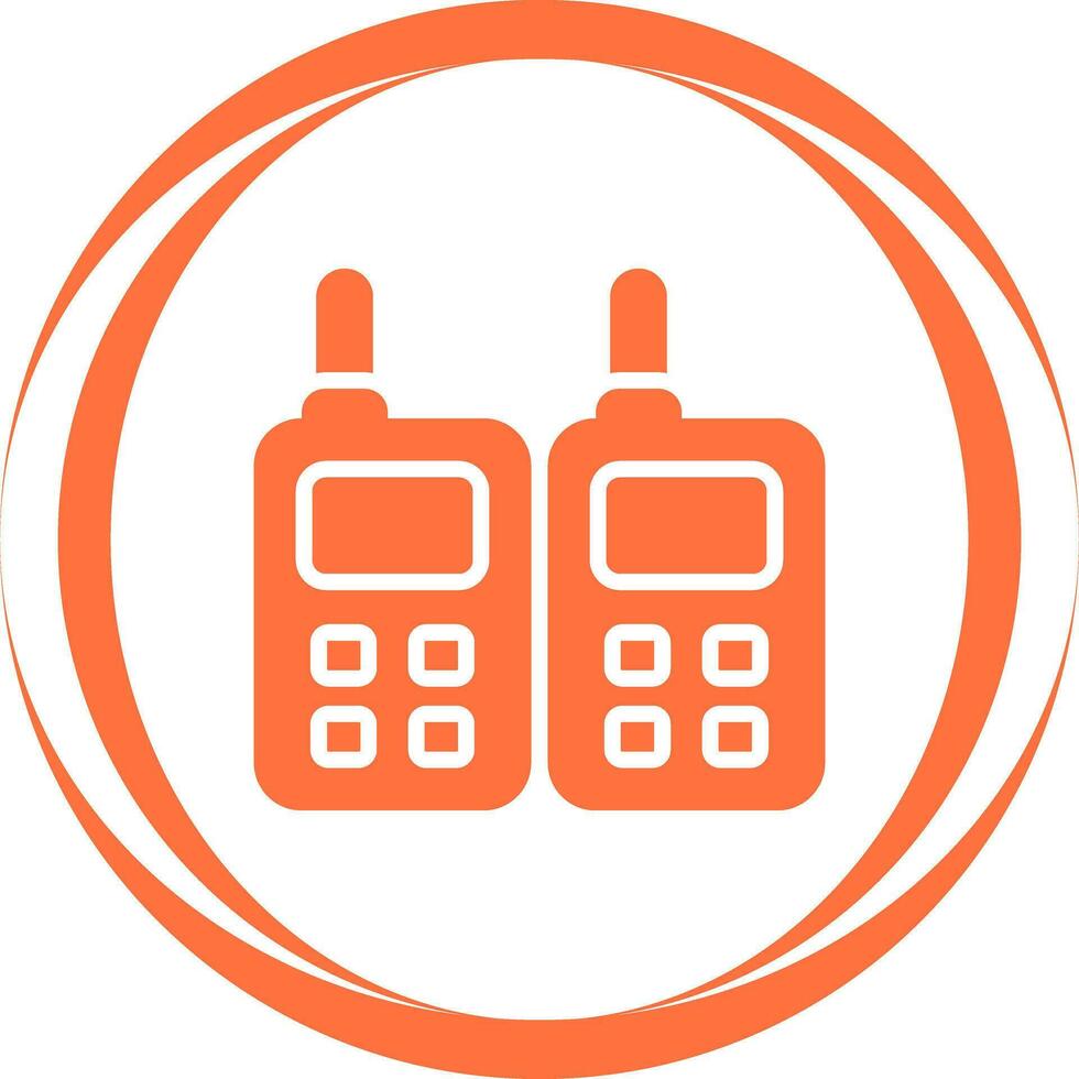 Two way Radio Vector Icon