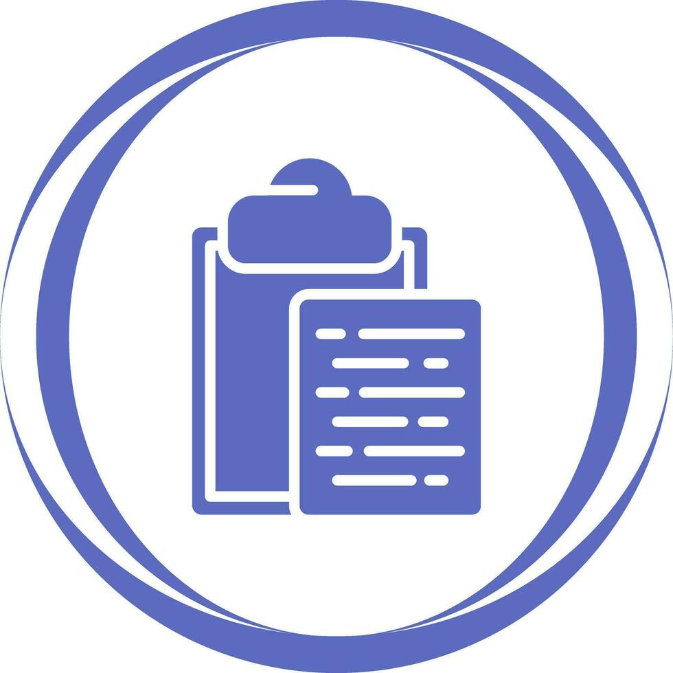 Document Paste Vector Icon