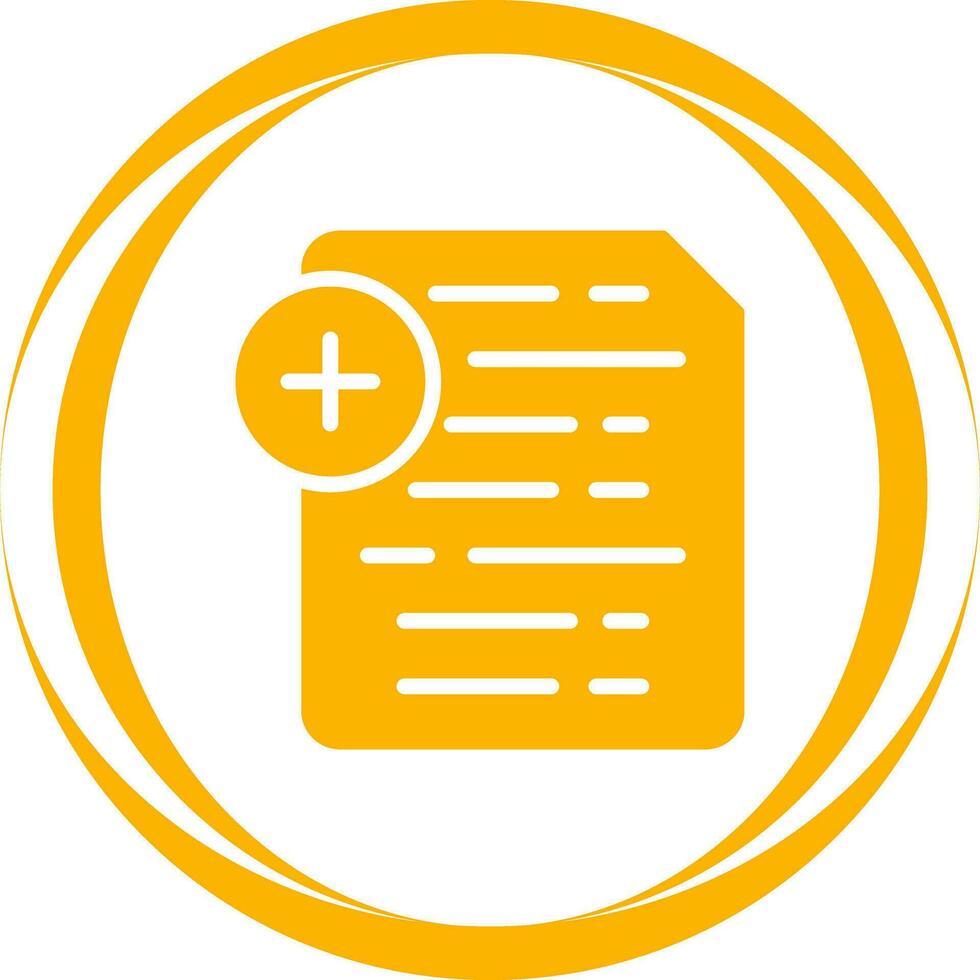 Document Insert Icon Vector Icon
