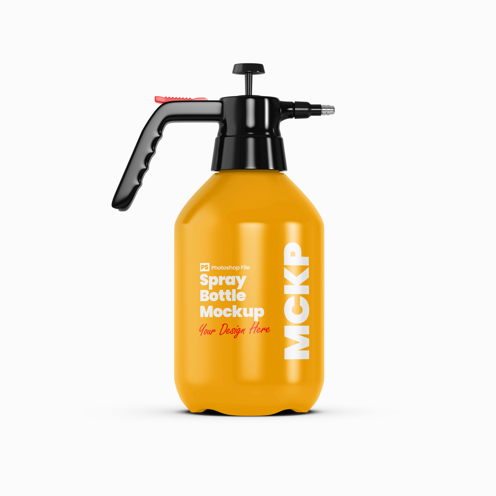 Spray Bottle Mockup psd