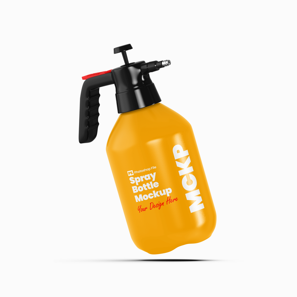 Spray Bottle Mockup psd