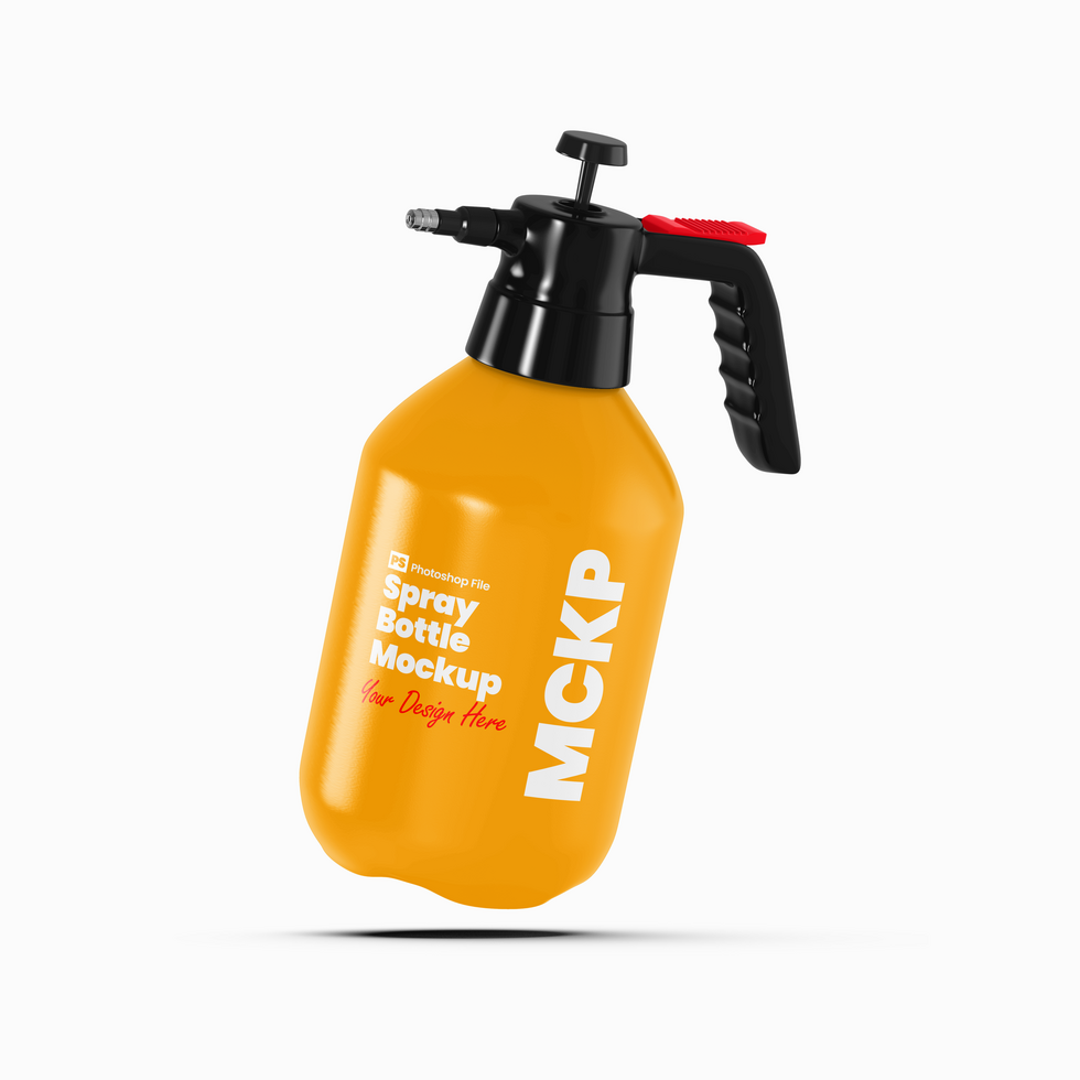 Spray Bottle Mockup psd