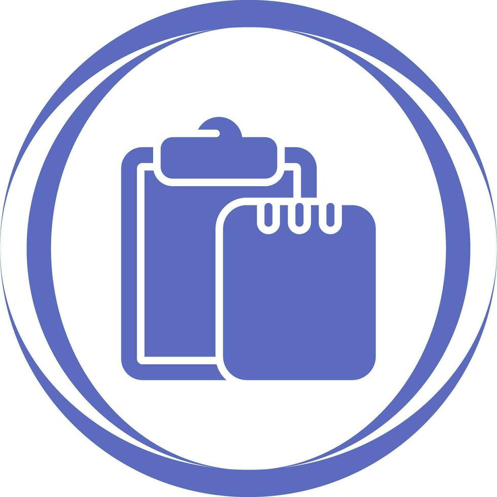 Task list with writing pad Vector Icon