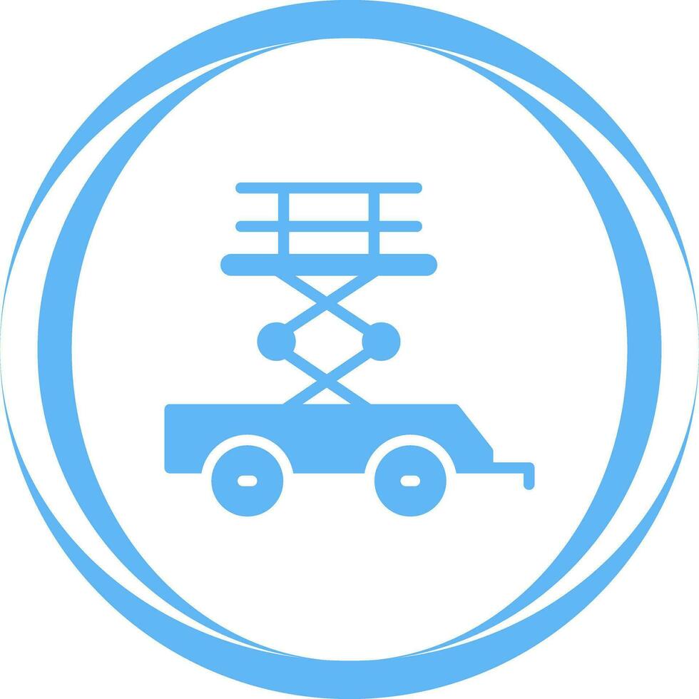 Scissor Lift Vector Icon