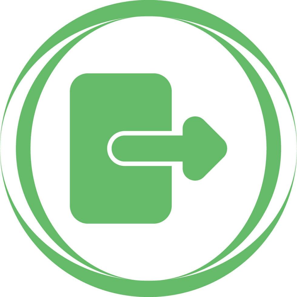 Exit Vector Icon