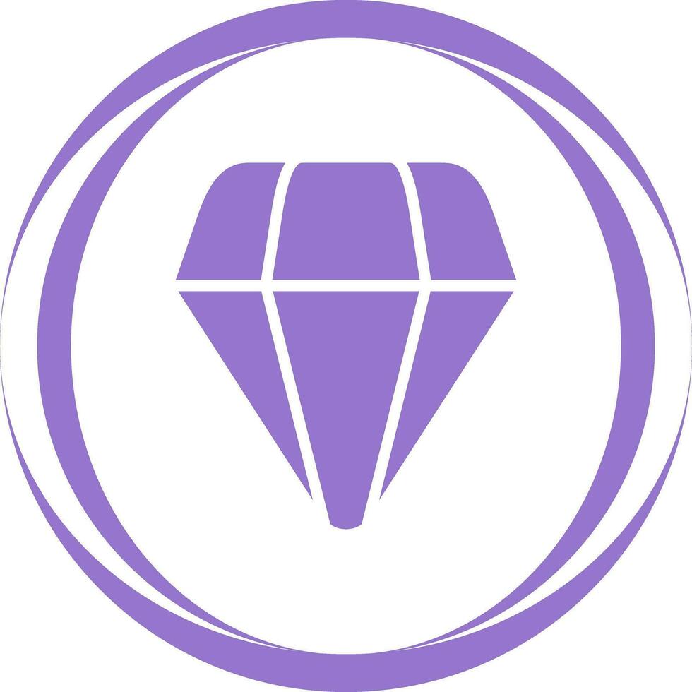 icono de vector de diamante