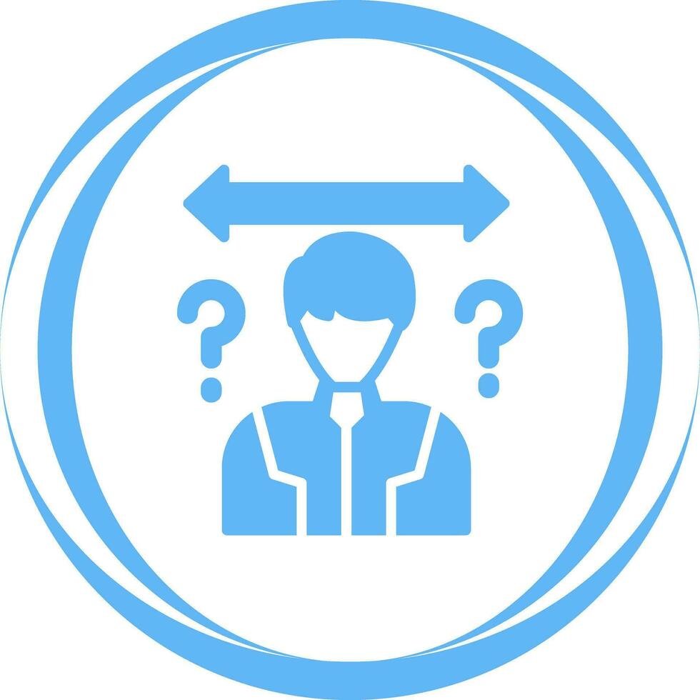 Uncertainty Vector Icon