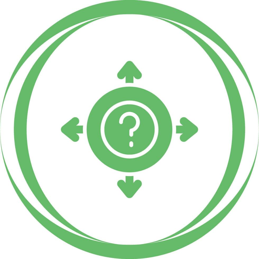 Uncertainty Vector Icon