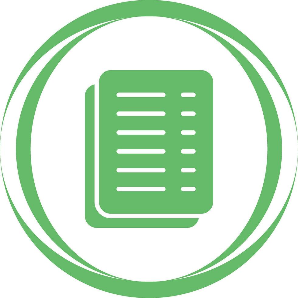 icono de vector de documento