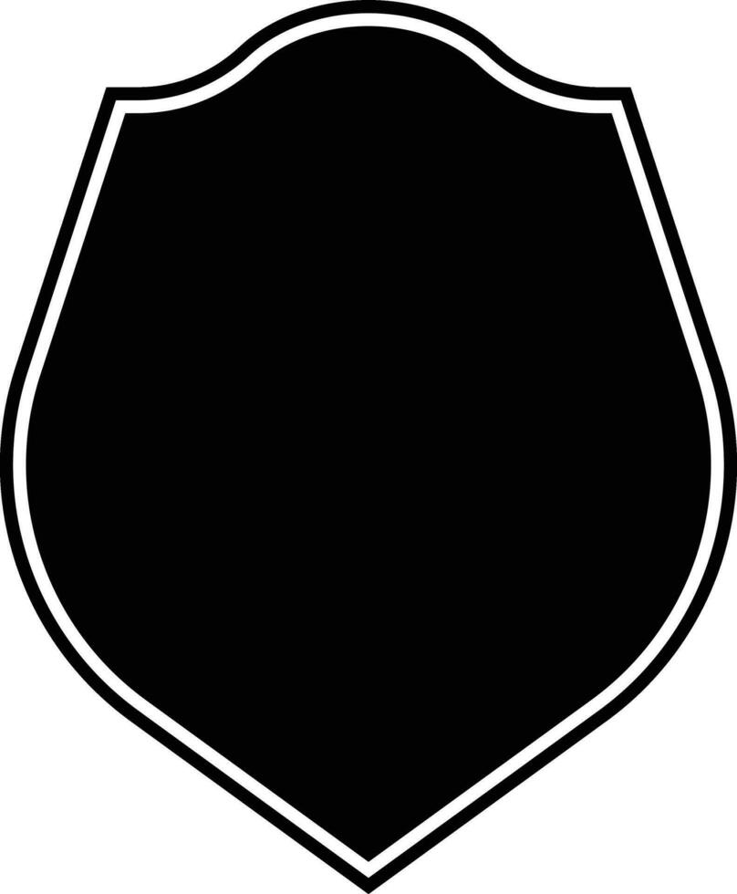Police Badge Shape vector