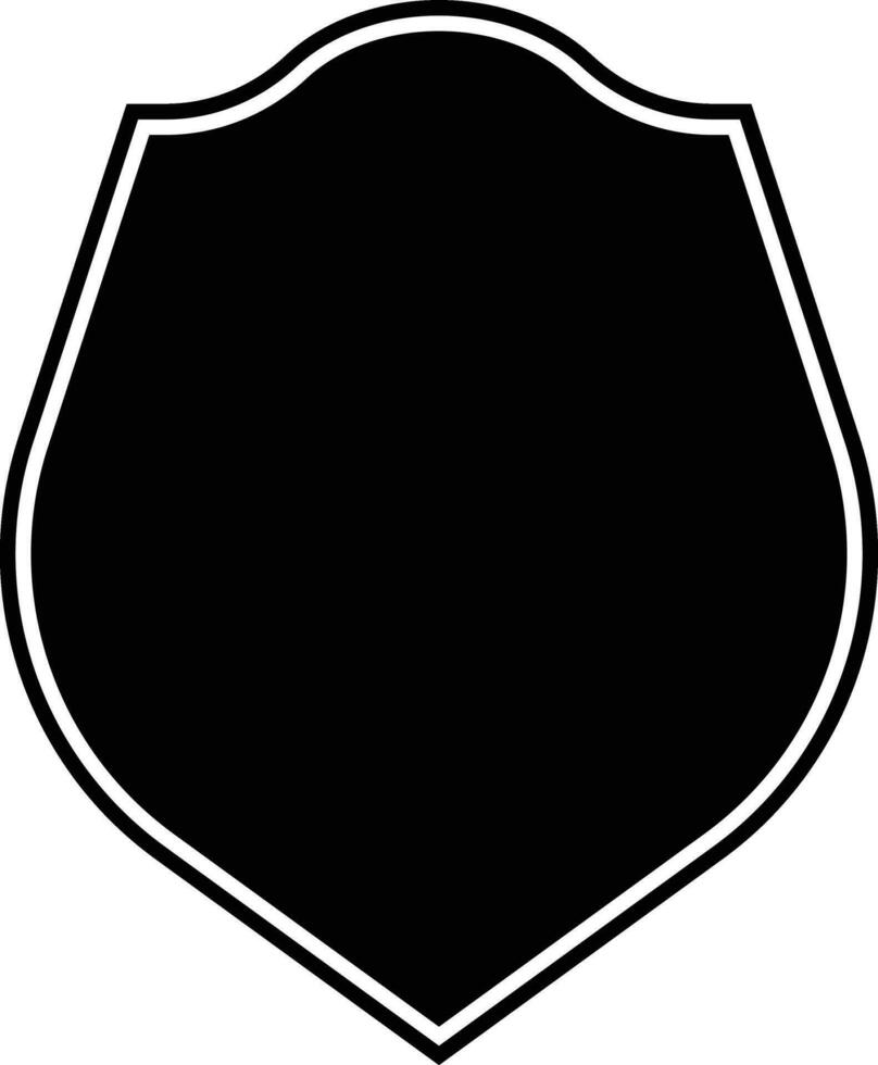 Police Badge Shape vector