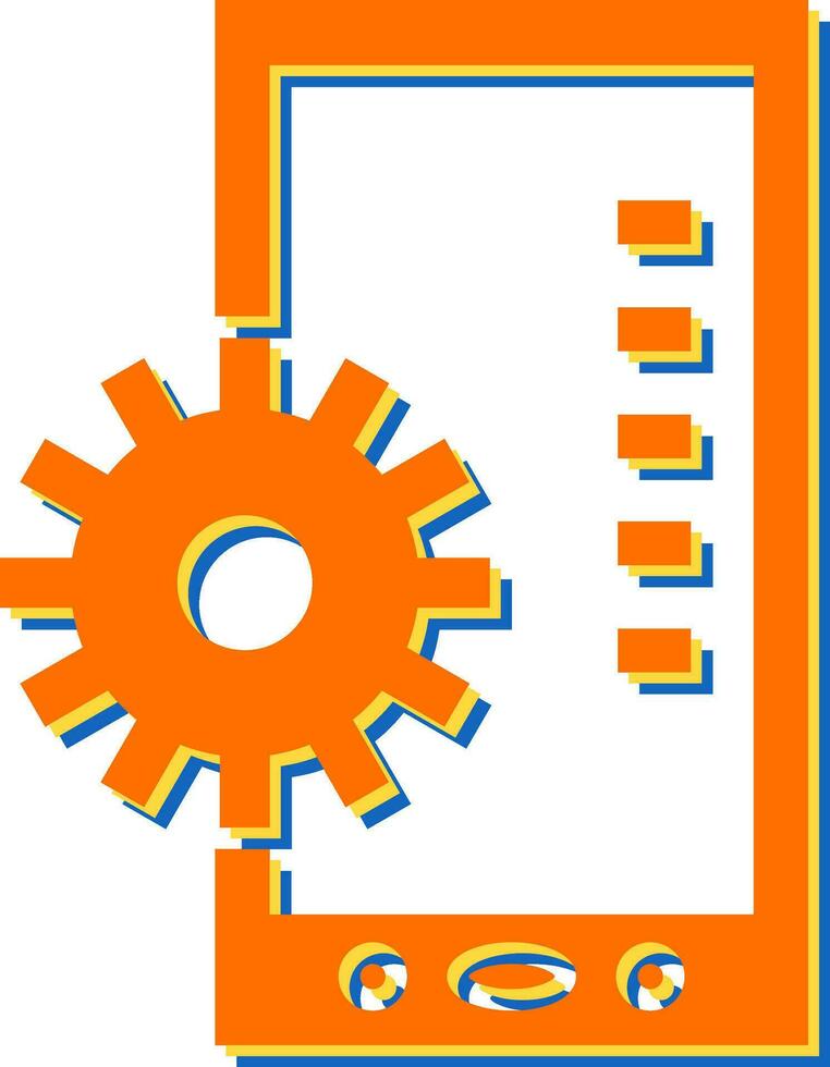 Mobile app Developing Vector Icon