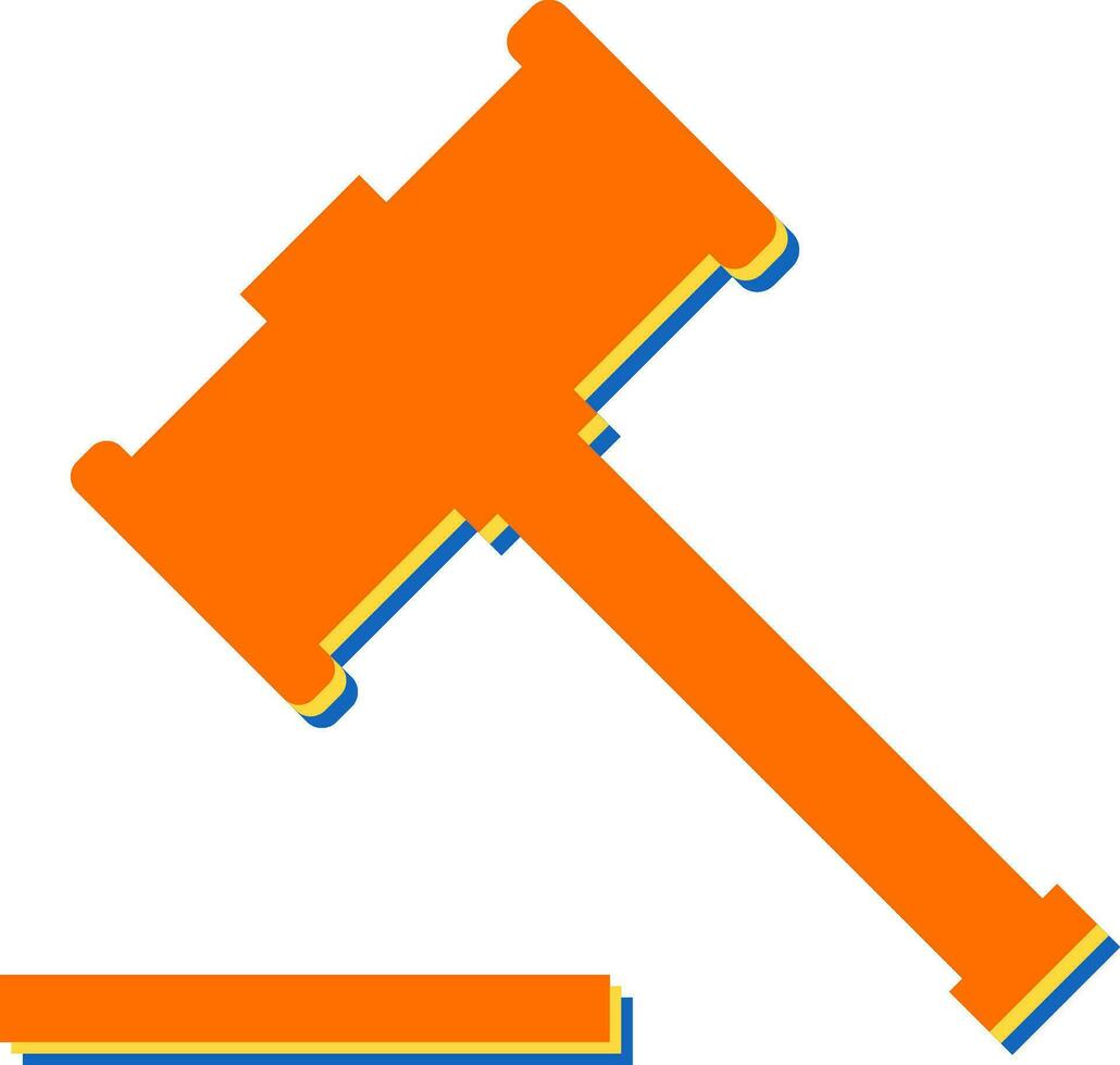 Wood Hammer Vector Icon