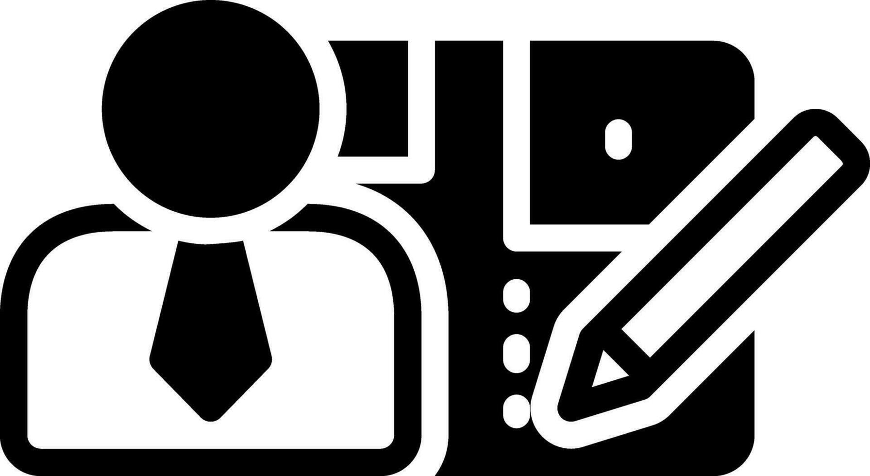 solid icon for architect vector