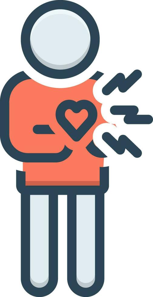 color icon for suddenly vector