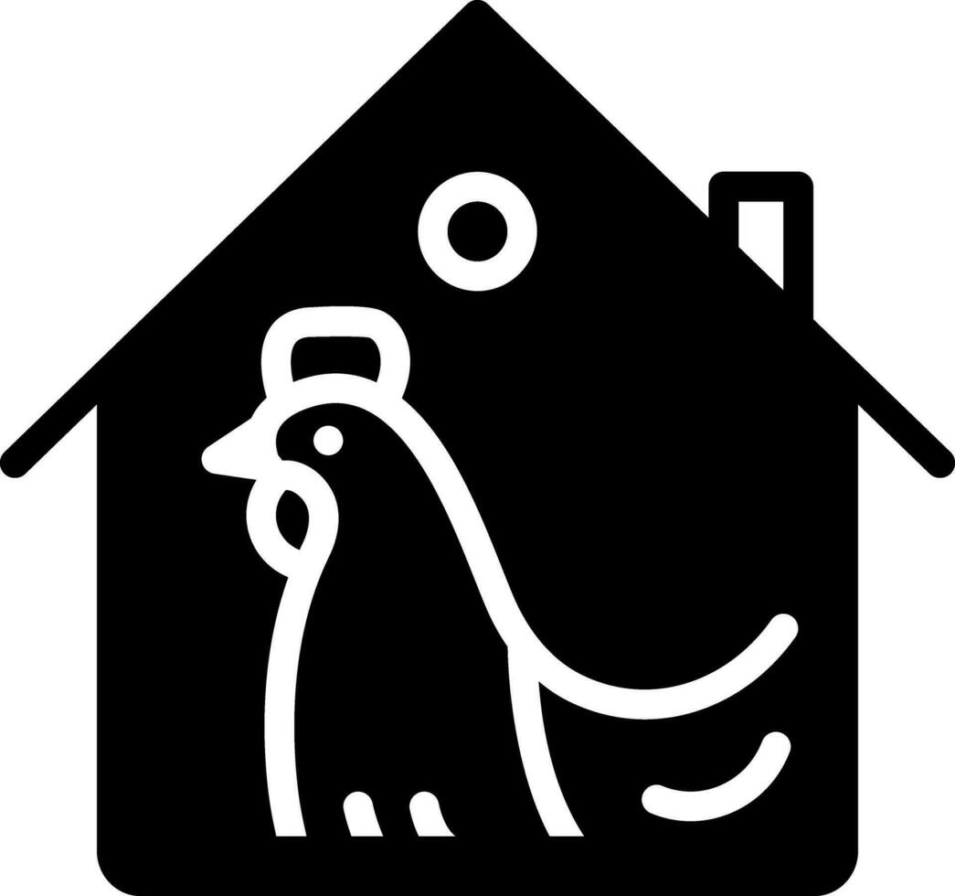 solid icon for domestic vector