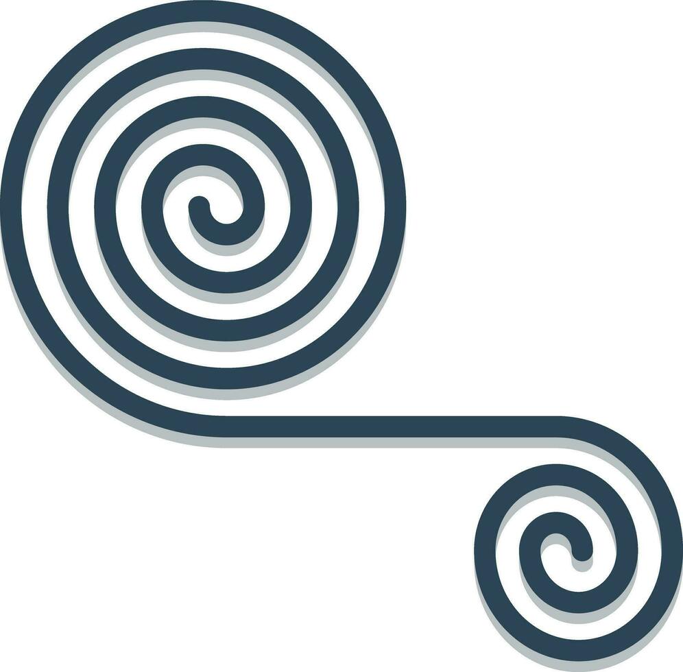 color icon for roll vector