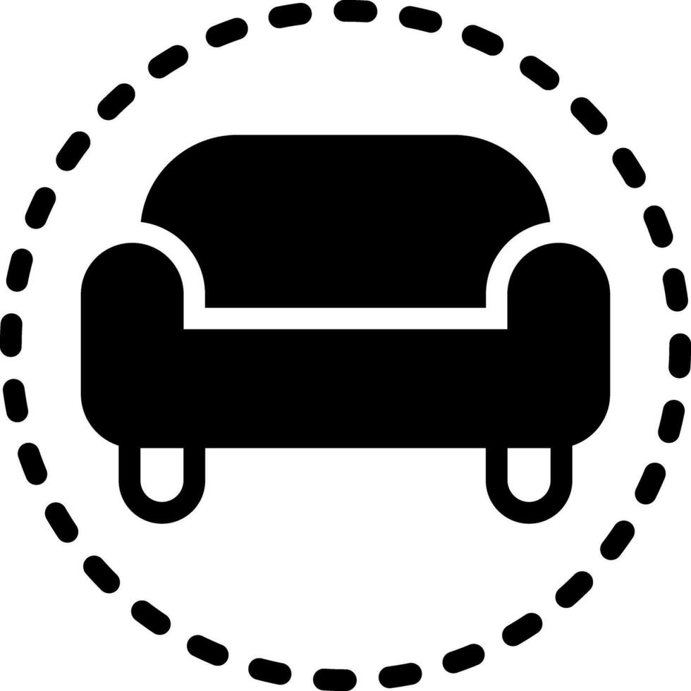 solid icon for comfortable vector