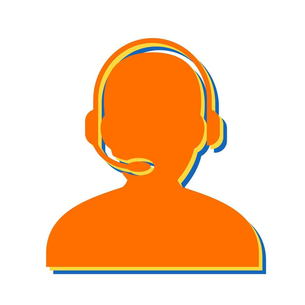 Support Agent Vector Icon