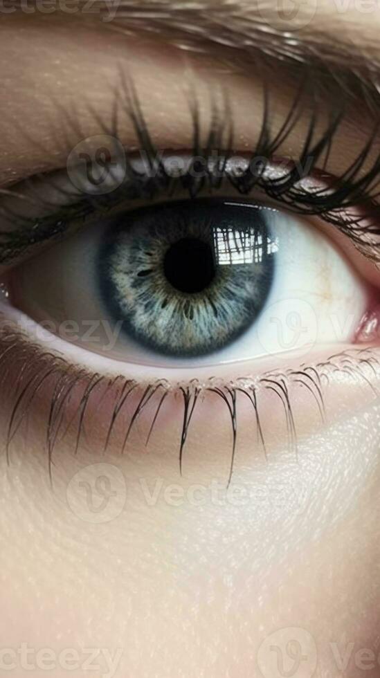 Beautiful Eye Makeup for Women AI Generated photo