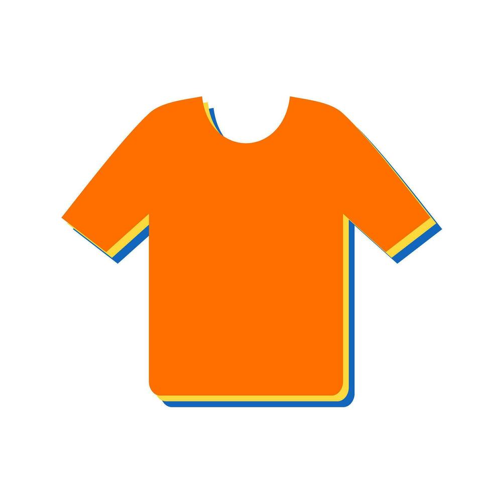 icono de vector de camisa