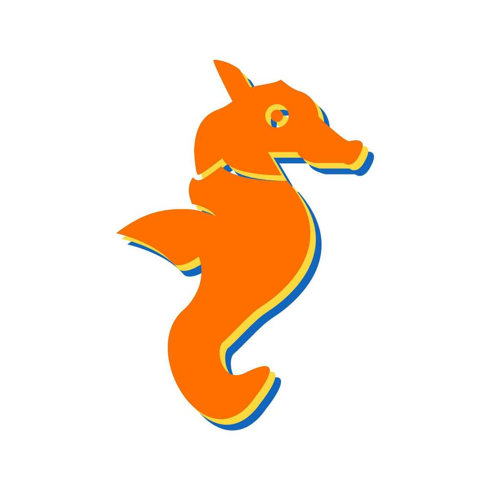 Seahorse Vector Icon