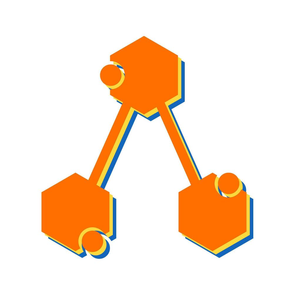 Chemical Structure Vector Icon