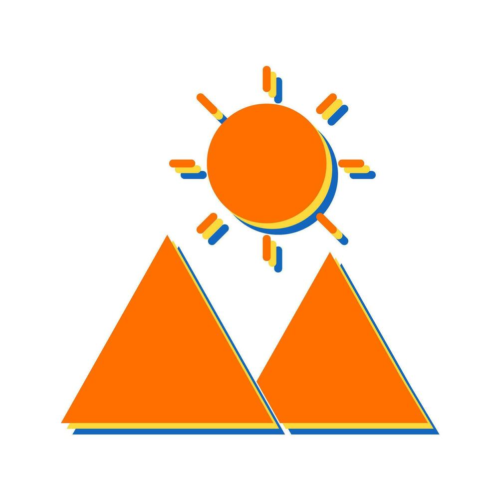 Sunny Weather Vector Icon