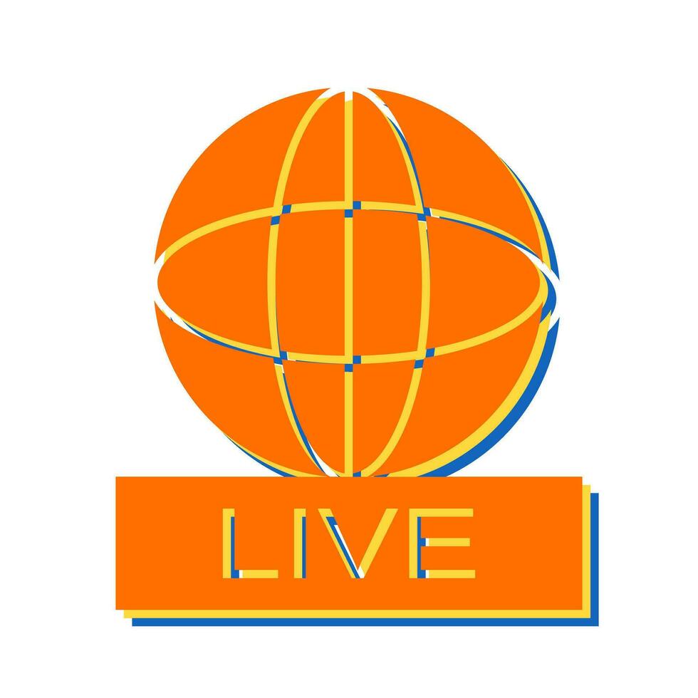 Live News Vector Icon