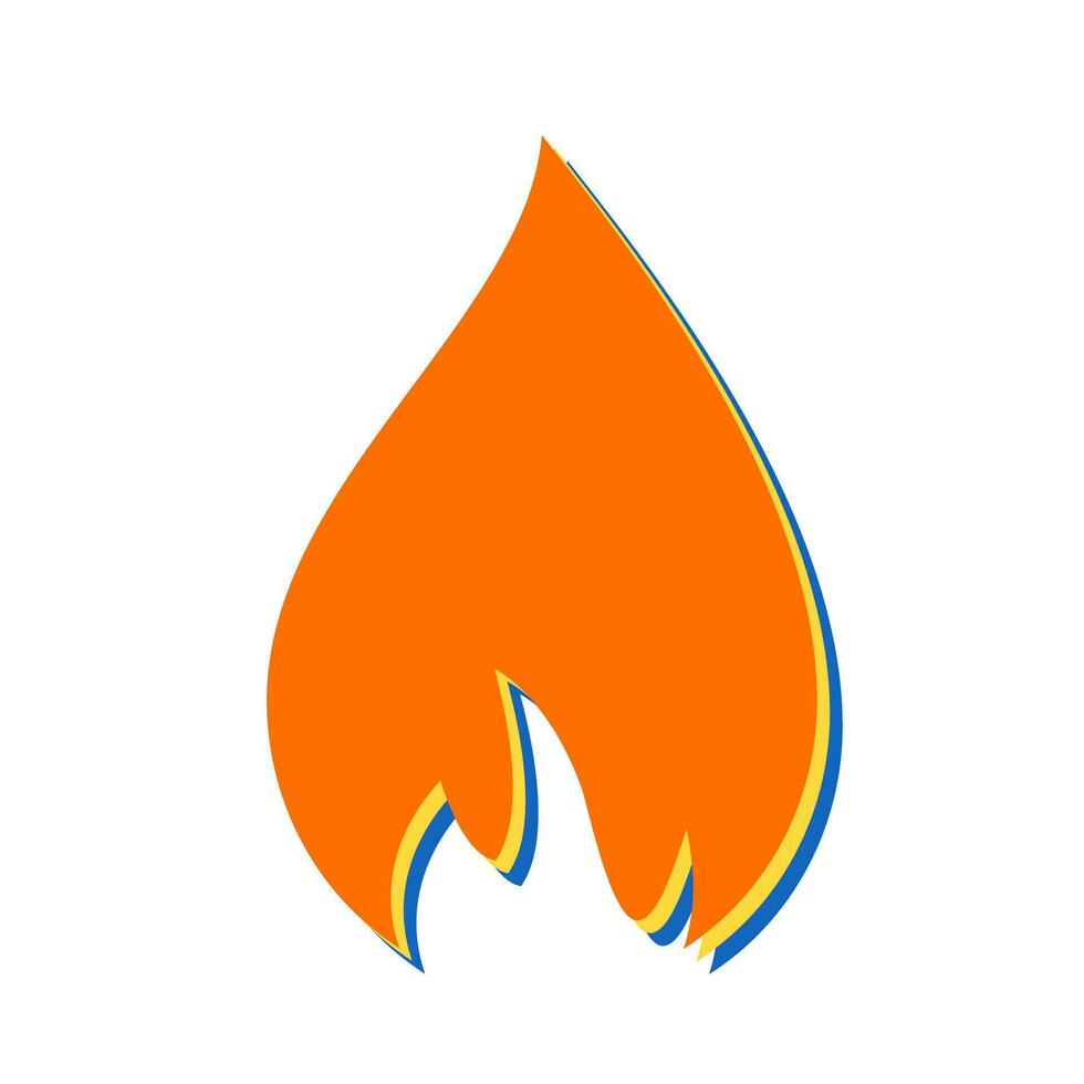 Flame Vector Icon
