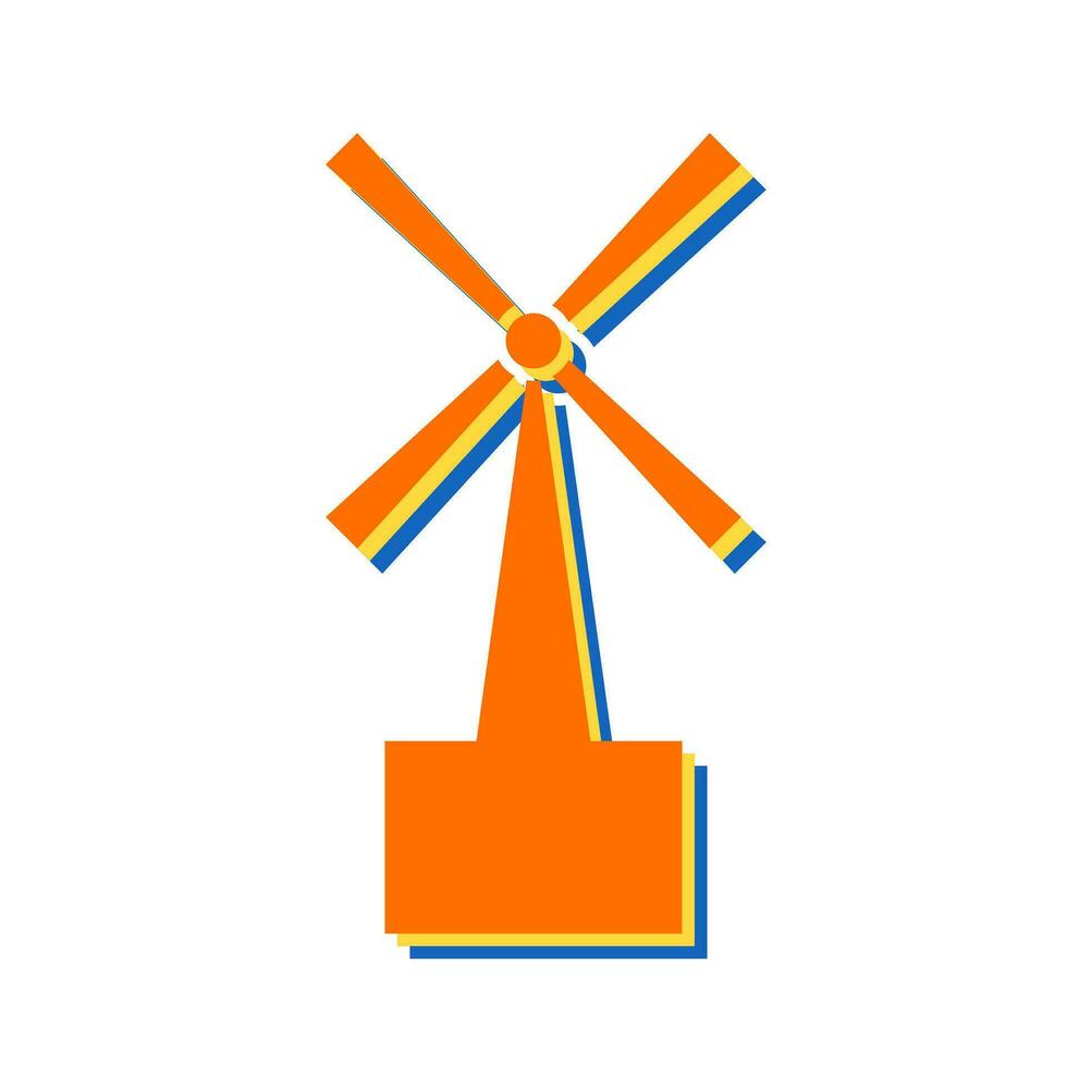 Windmills Vector Icon