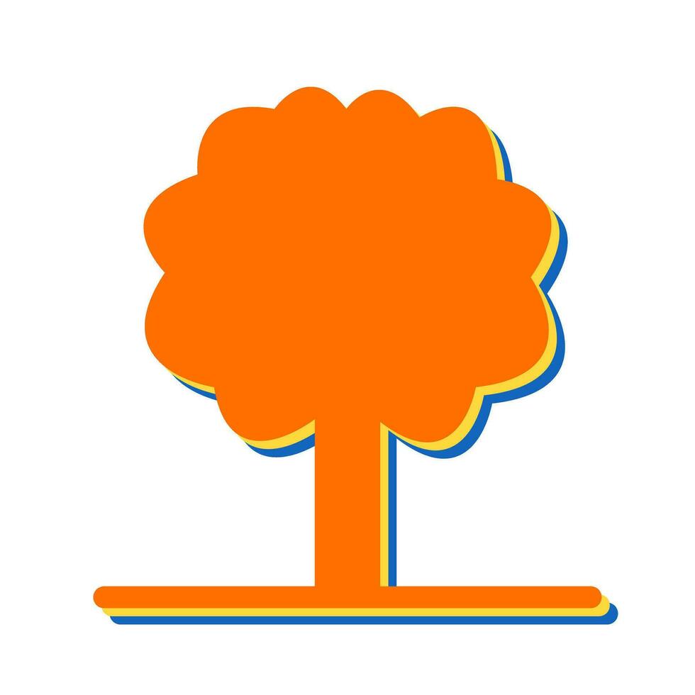 icono de vector de árbol