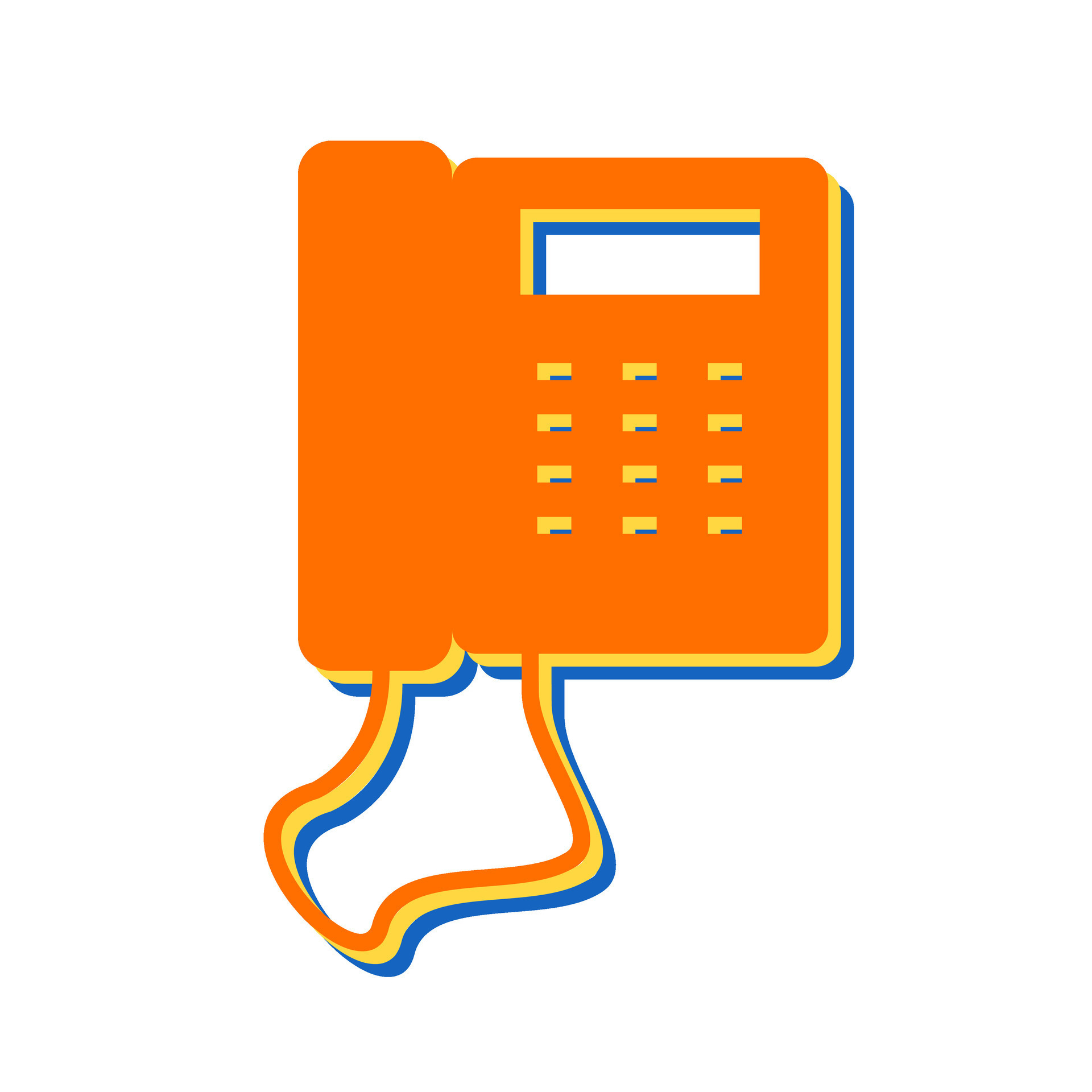 Telephone Set Vector Icon 28264519 Vector Art at Vecteezy