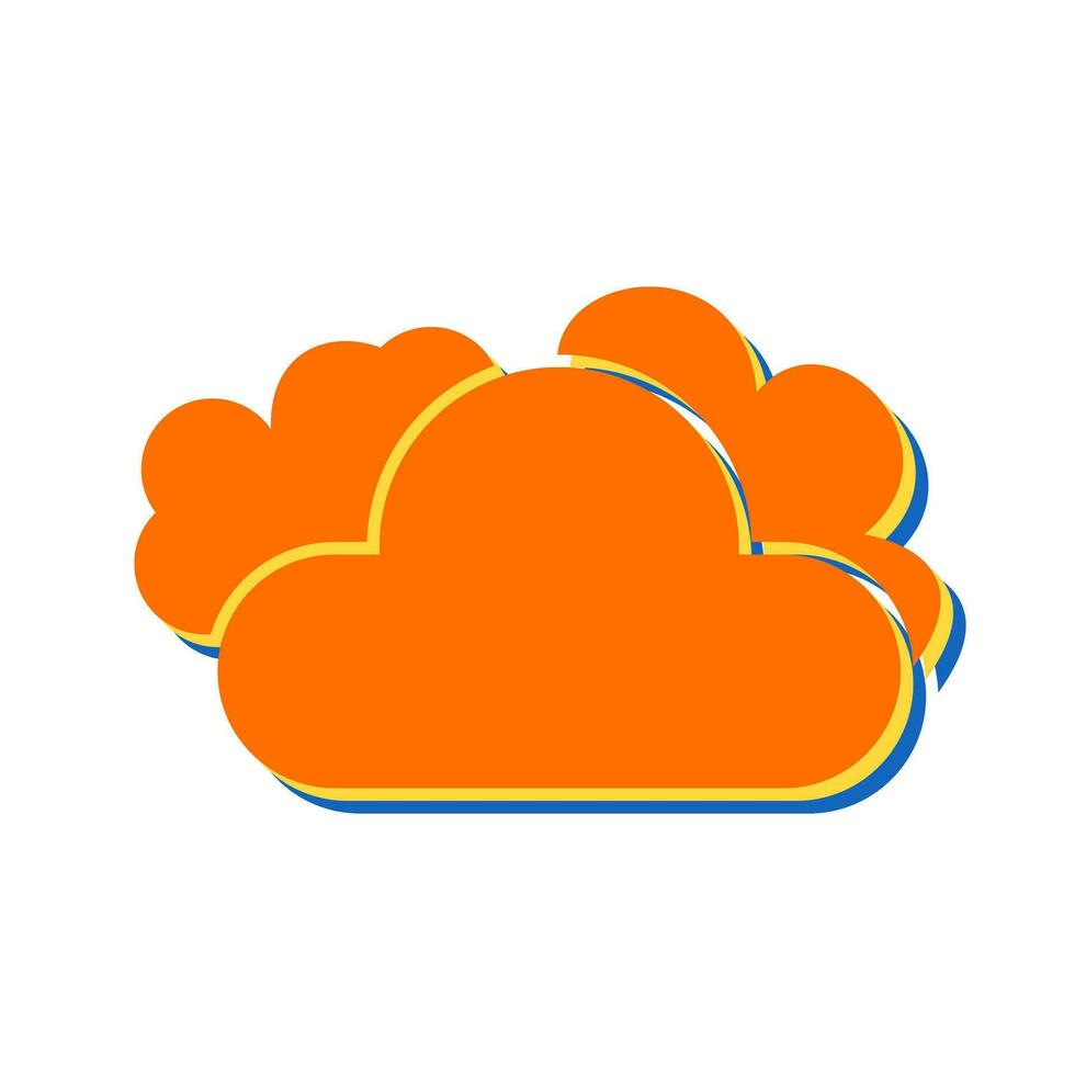 Cloudy Weather Vector Icon