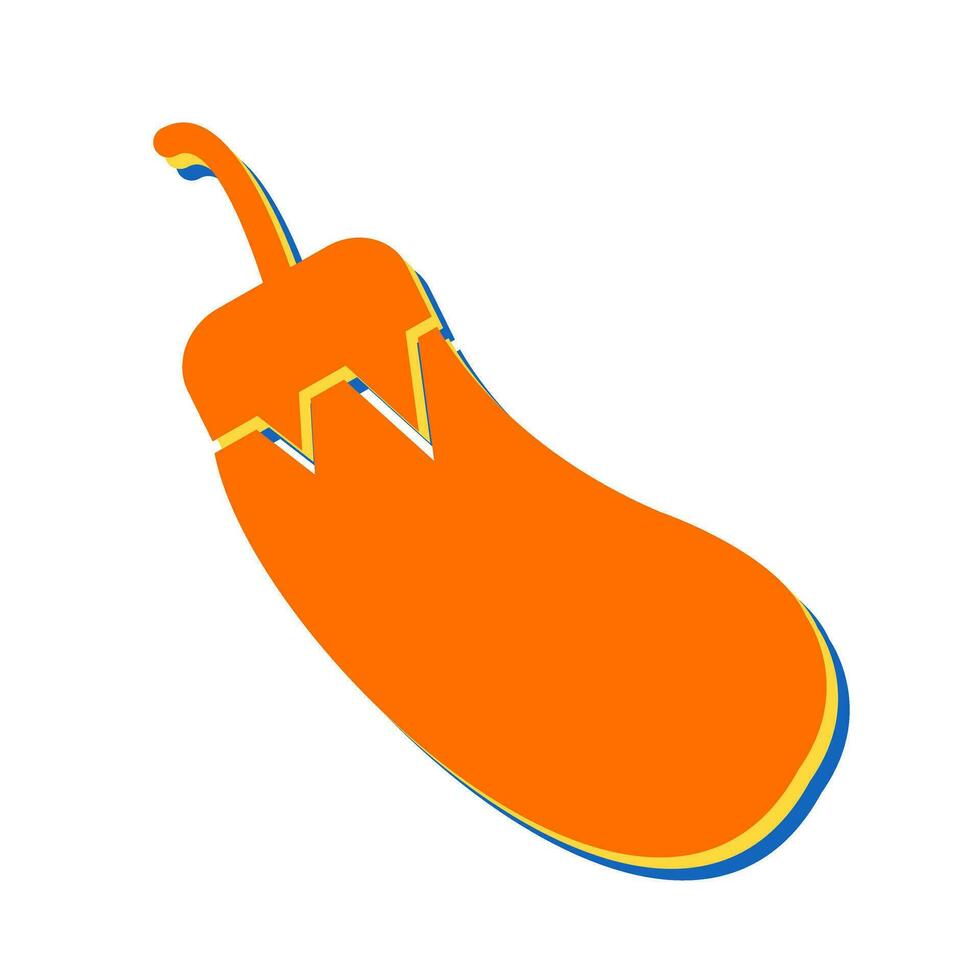 Eggplant Vector Icon