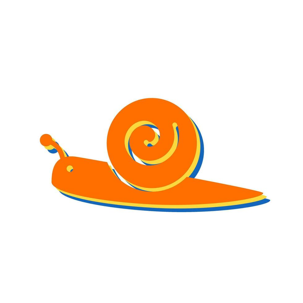 icono de vector de caracol