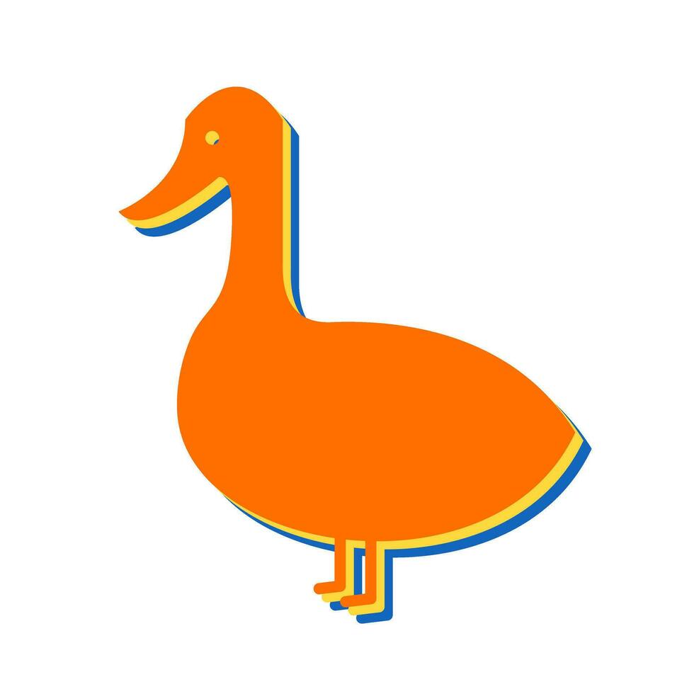 Duckling Vector Icon