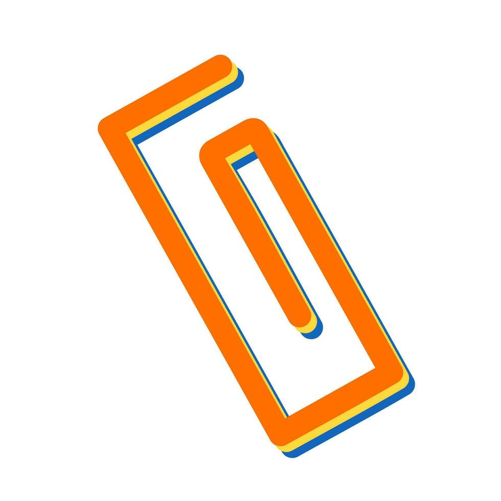 Paper Clip Vector Icon