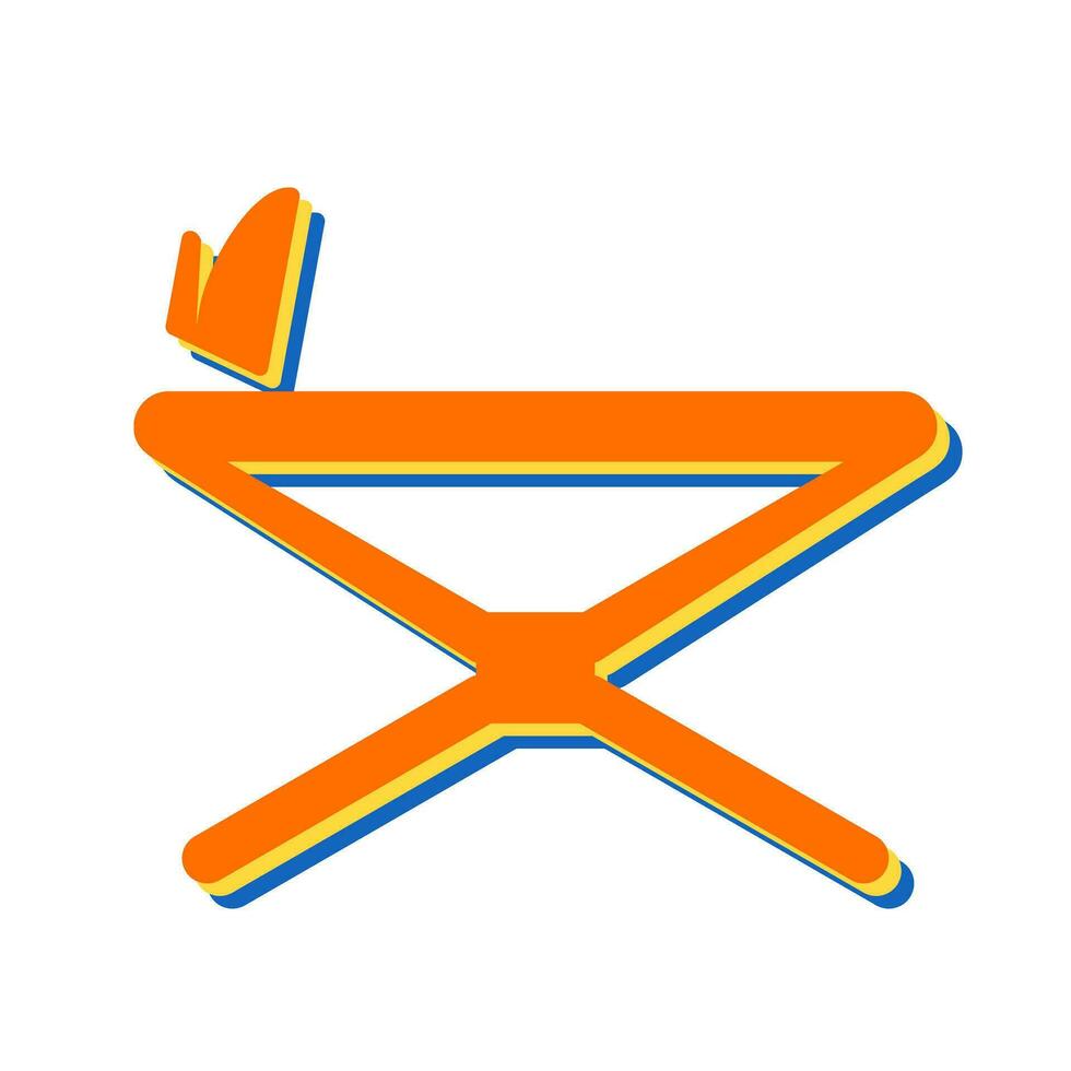 Iron Stand Vector Icon